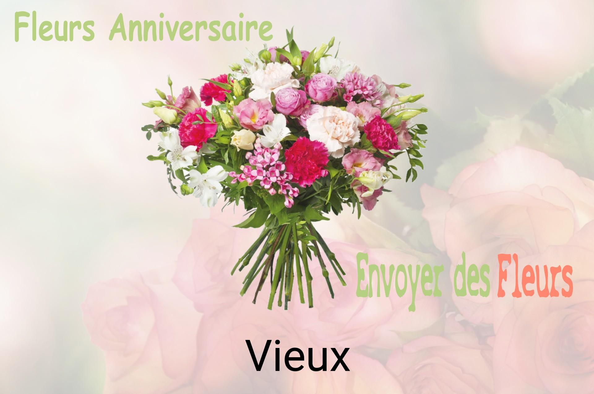 Bouquet de fleurs d’anniversaire livré à Vieux